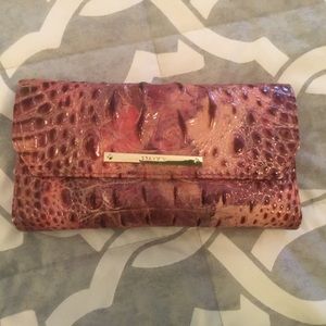 Brahmin tri-fold wallet.